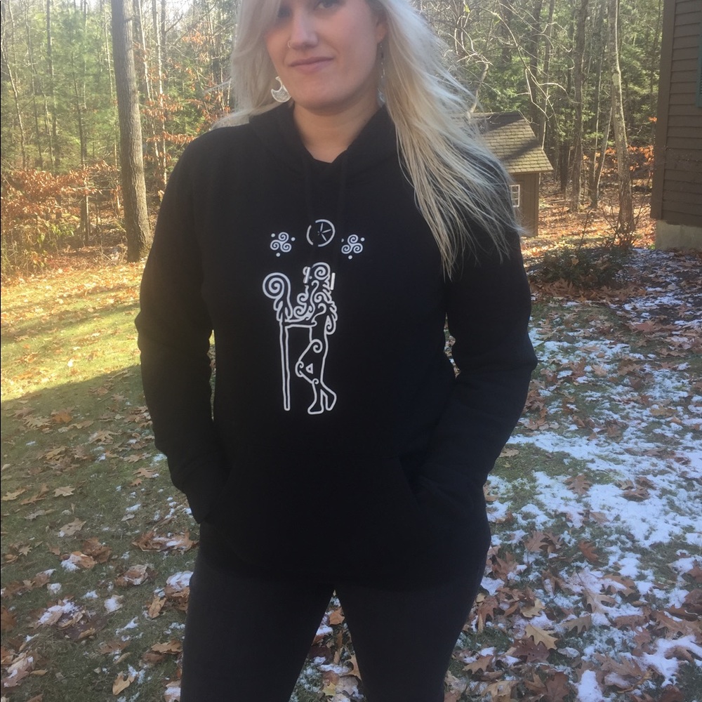 Celtic Gaulish Design Co organic cotton hoodie